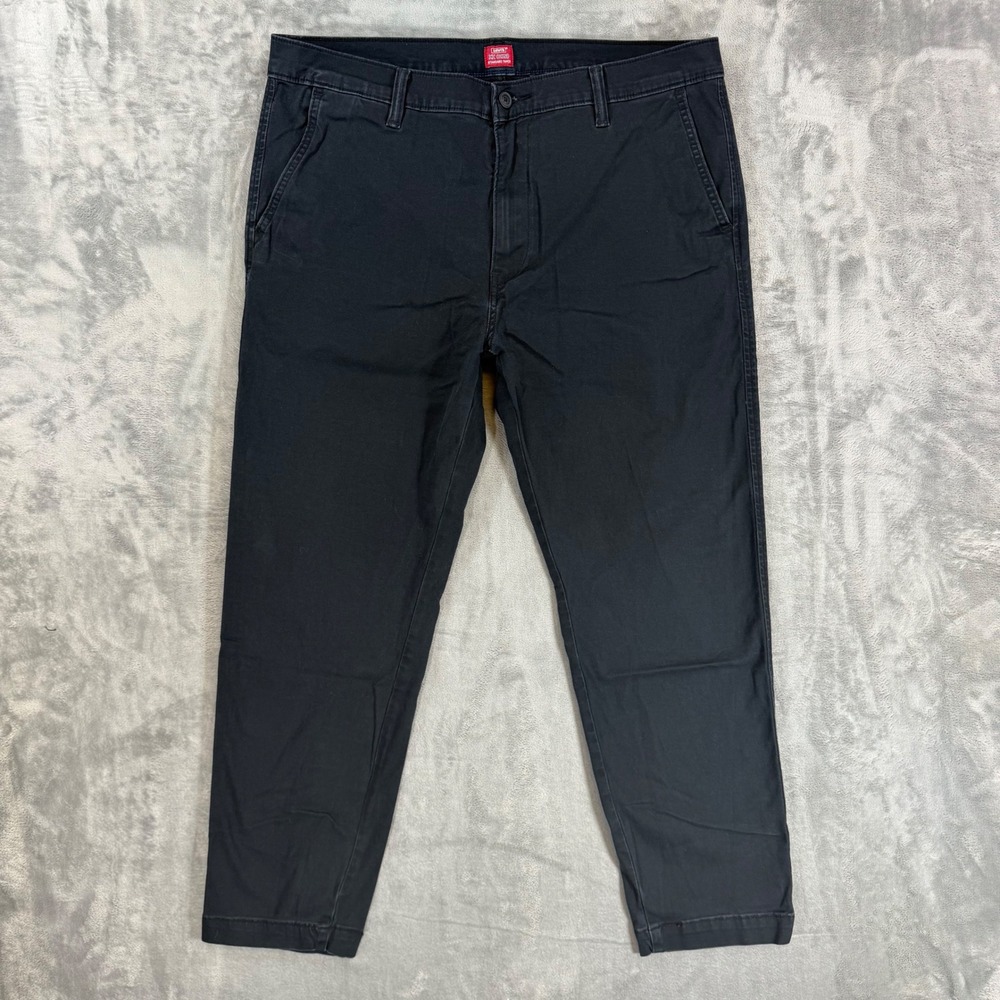Levi's XX Chino Standard Taper Pants Mens Size 36x30 Charcoal Black Stretch